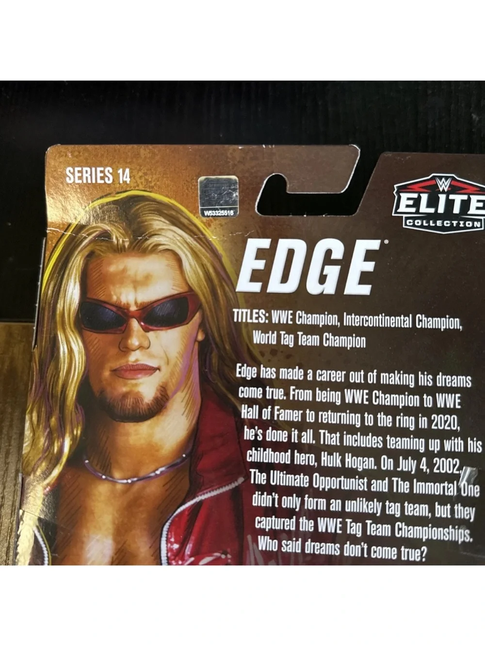 WWE Legends ELITE action figure EDGE And Callous Champion Series 14 Mattel